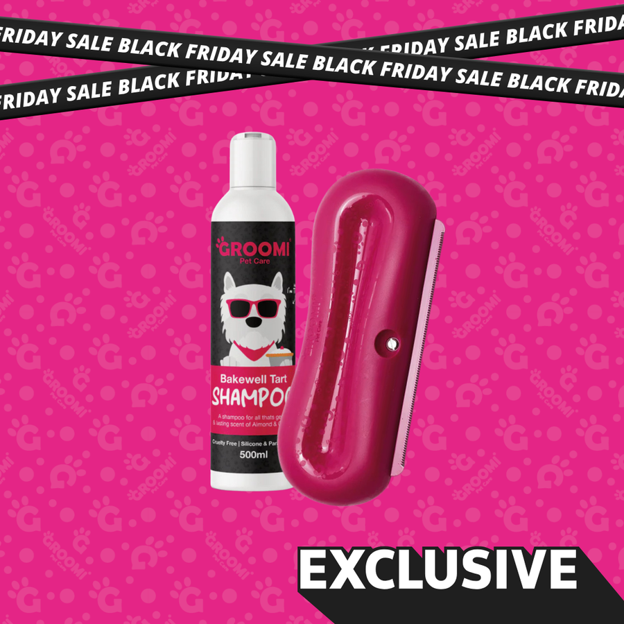 Groomi Brush & Dog Shampoo