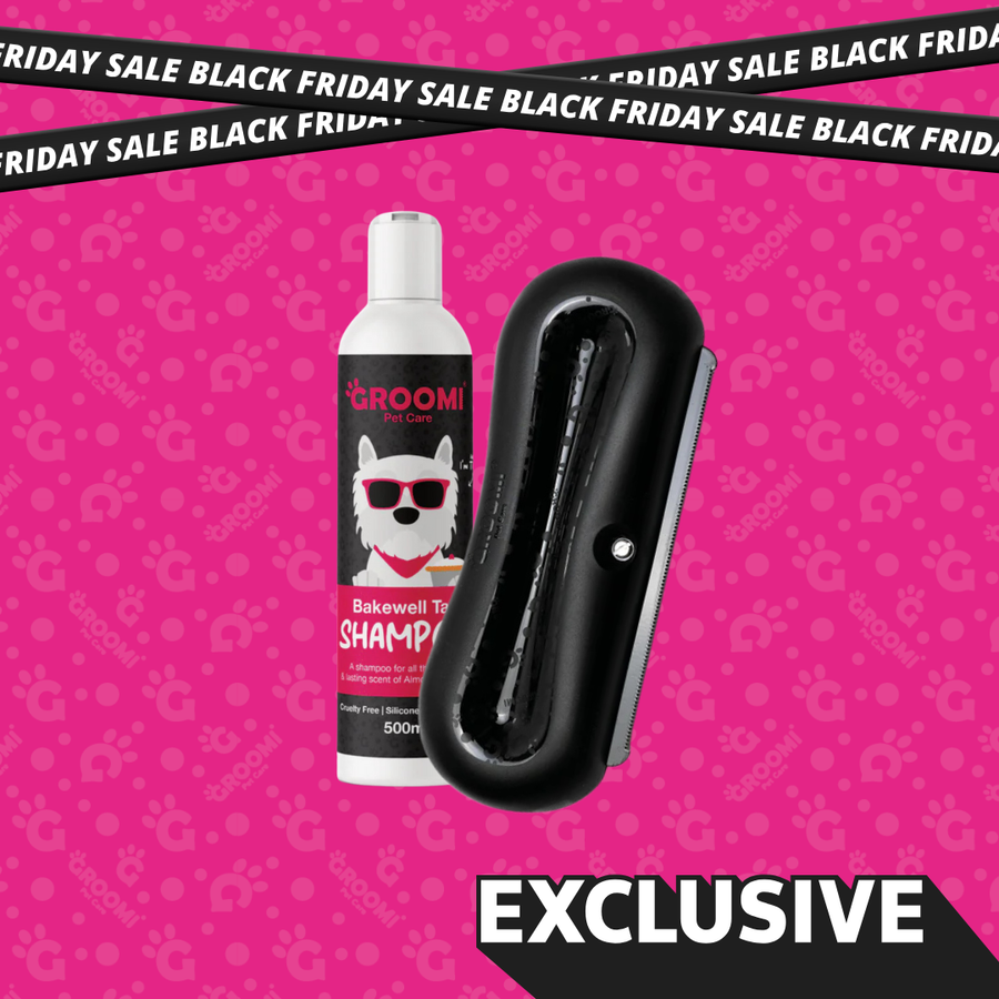 Groomi Brush & Dog Shampoo