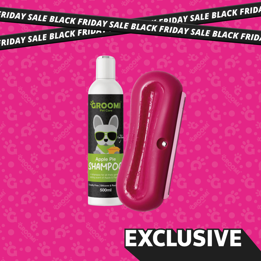 Groomi Brush & Dog Shampoo
