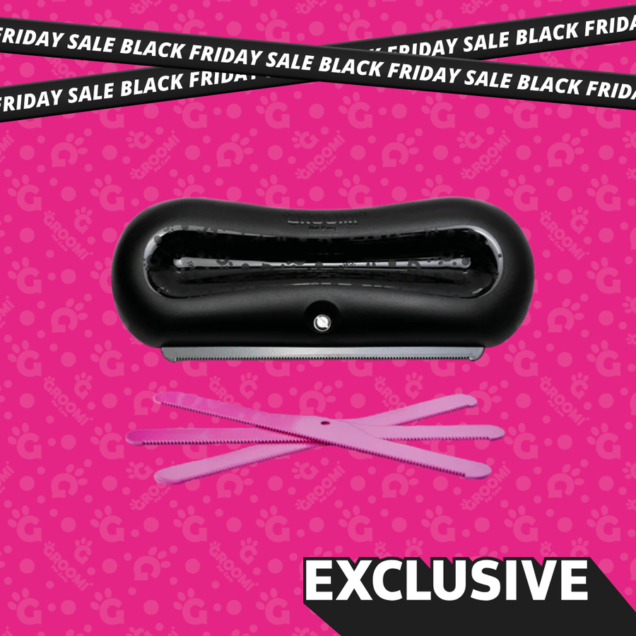 Groomi Brush & 3 Refill Combs