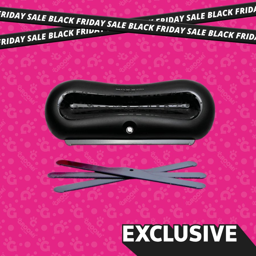 Groomi Brush & 3 Refill Combs