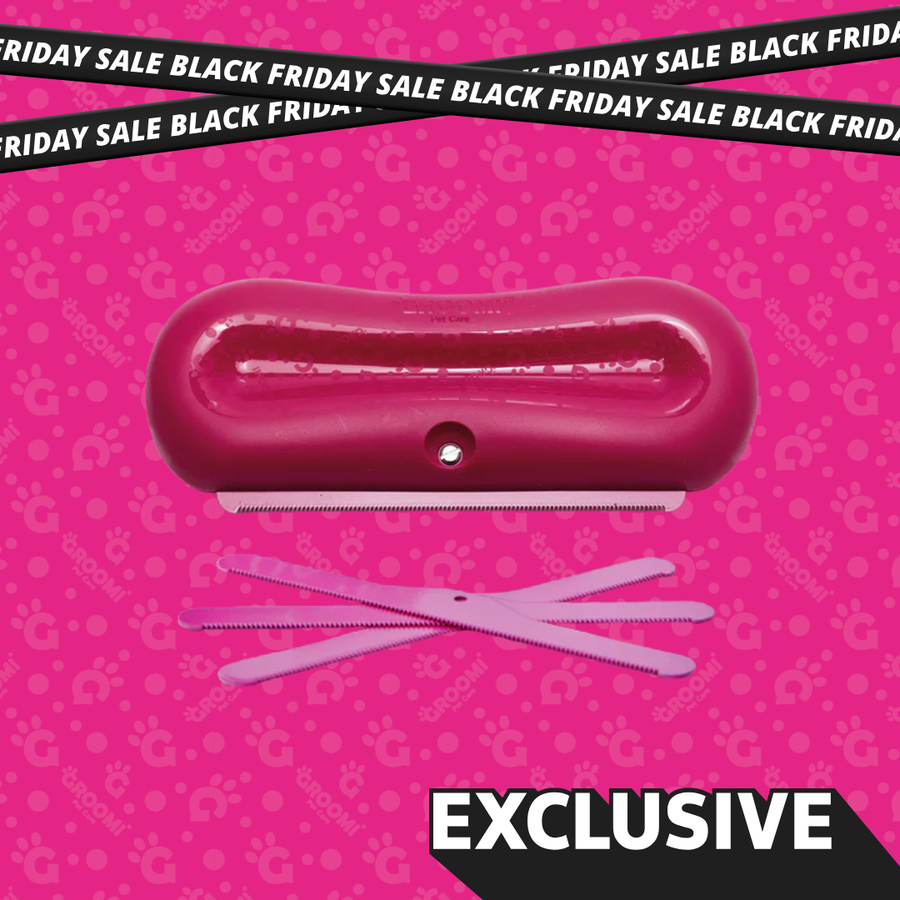 Groomi Brush & 3 Refill Combs