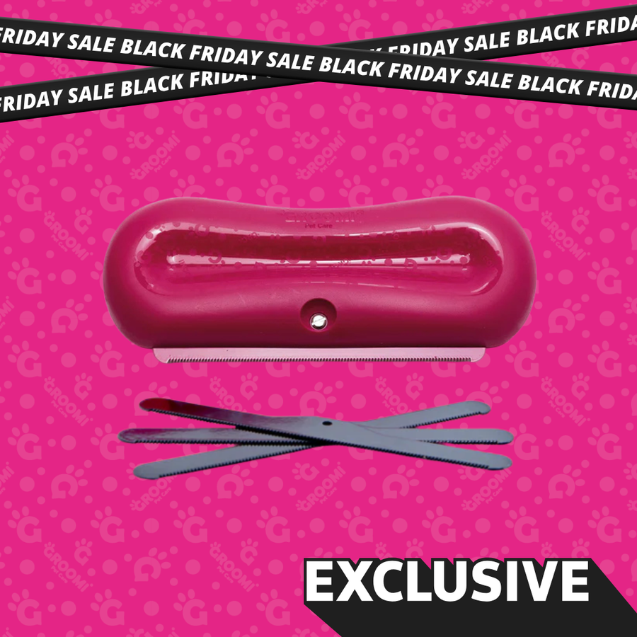 Groomi Brush & 3 Refill Combs