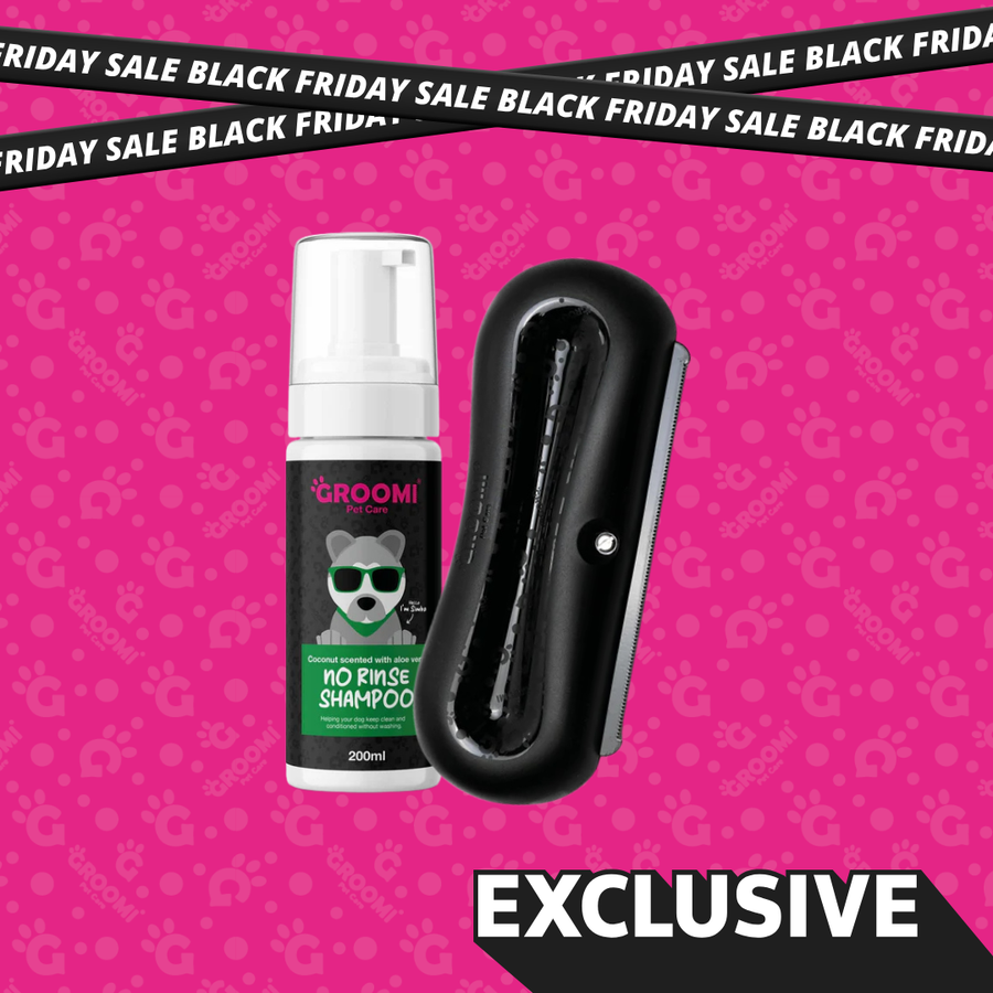 Groomi Brush & No Rinse Shampoo