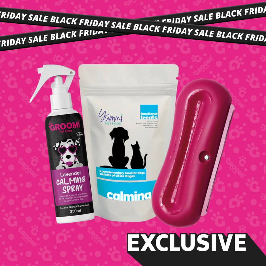 Calming Bundle | Groomi Brush, Calming Treats & Calming Spray