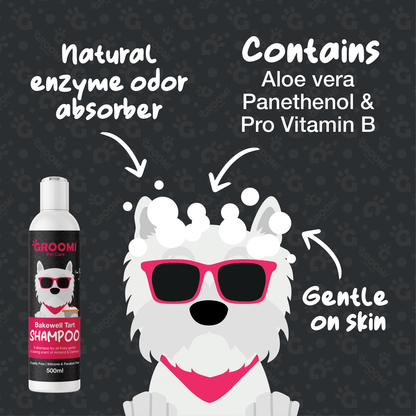 Groomi Bakewell Tart Dog Shampoo - 500ml