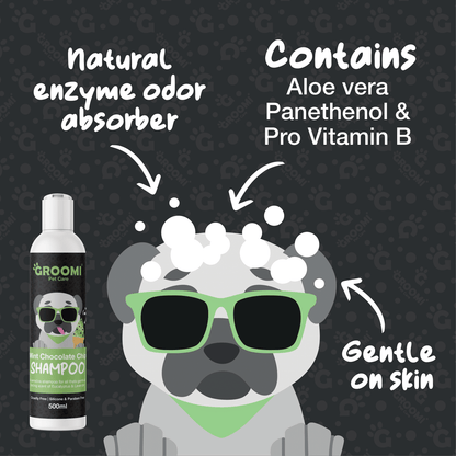 Groomi Mint Chocolate Chip Dog Shampoo - 500ml