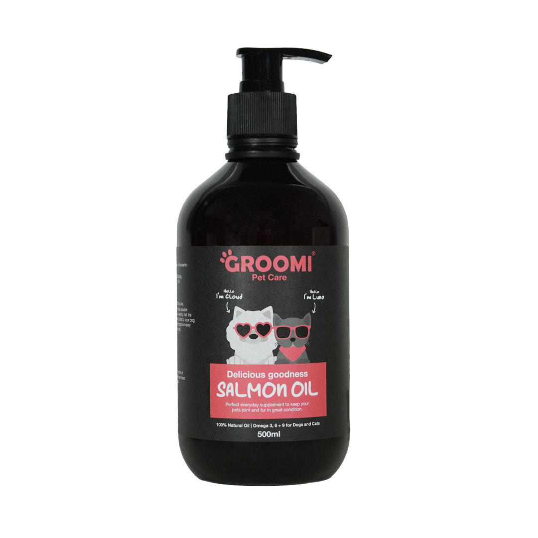 Groomi Pet Care Salmon Oil for Dogs & Cats