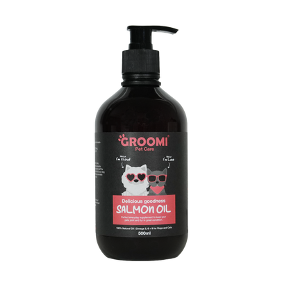 Groomi Pet Care Salmon Oil for Dogs & Cats