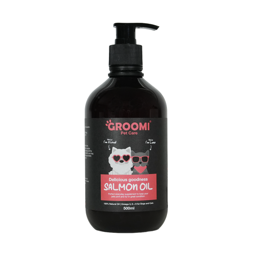 Groomi Pet Care Salmon Oil for Dogs & Cats